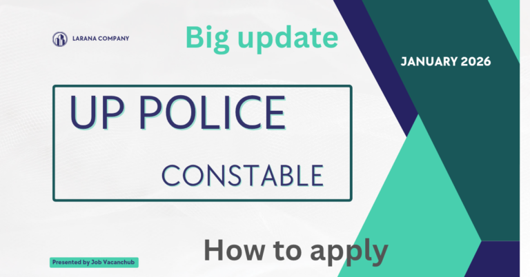 UP POLICE CONSTABLE 2026