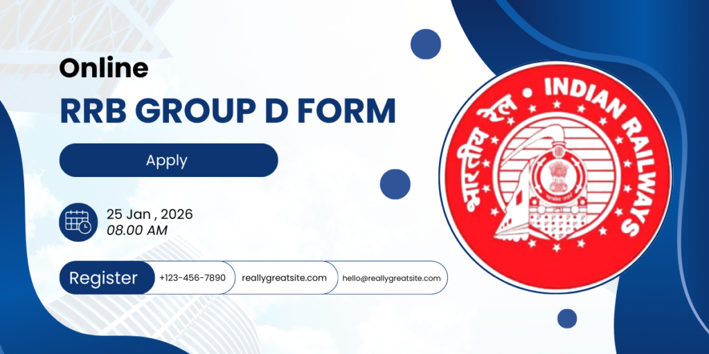 RRB GROUP D Form Apply 2026