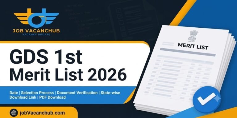 GDS 1st merit list