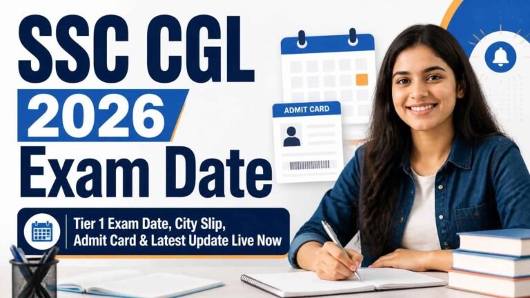 SSC CGL 2026 Exam Date